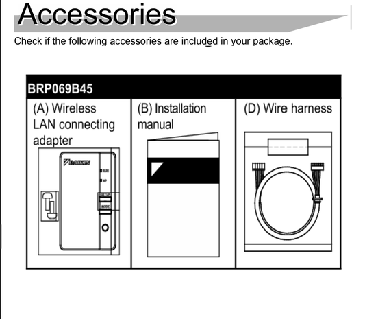 Daikin Klimaanlage Wi-Fi Online Controller BRP069B45 Air Conditioner Wi-Fi