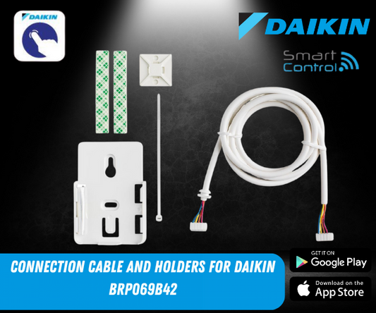 Connection cable and Holders for Daikin BRP069B42